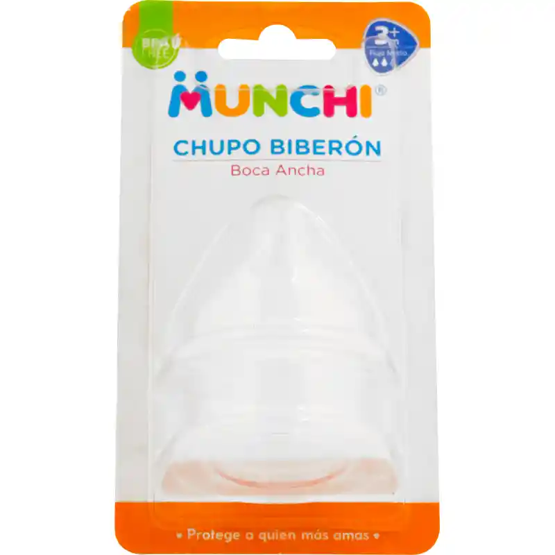 Munchi Chupo Para Biberón Boca Ancha