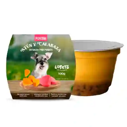 Postre Perro Lopets Atun Calabaza