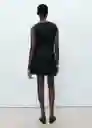 Vestido Sea Negro Talla S Mujer Mango