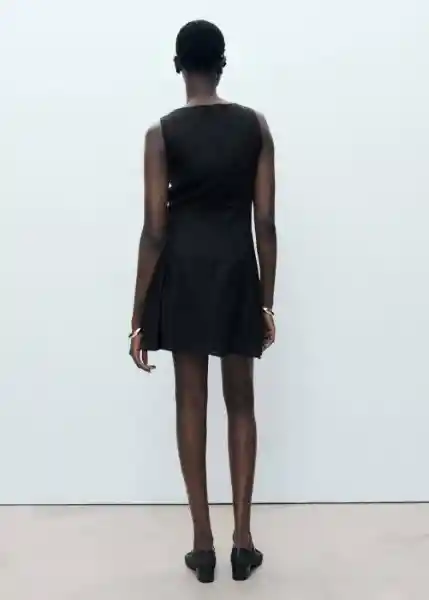 Vestido Sea Negro Talla S Mujer Mango