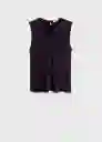 Blusa Mart Burdeos Talla L Mujer Mango