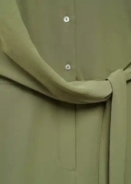Enterizo Mono Juani Verde Talla S Mujer Mango