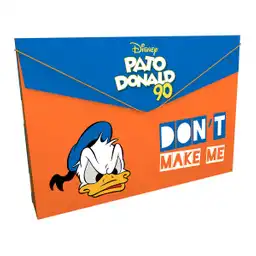 Carpeta Plástica Fuelle Pato Donald 90 Don´t Make Me
