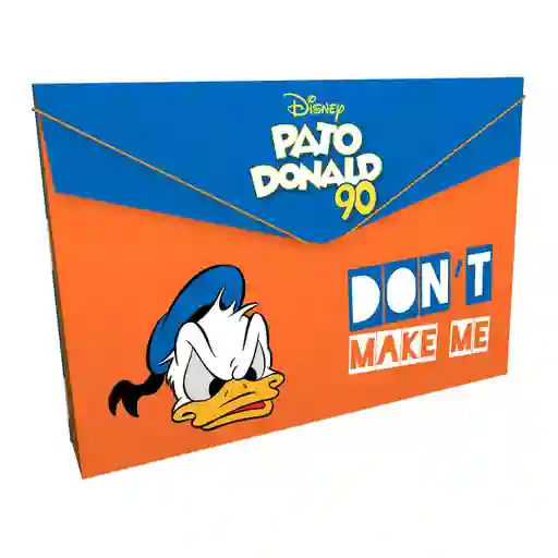 Carpeta Plástica Fuelle Pato Donald 90 Don´t Make Me