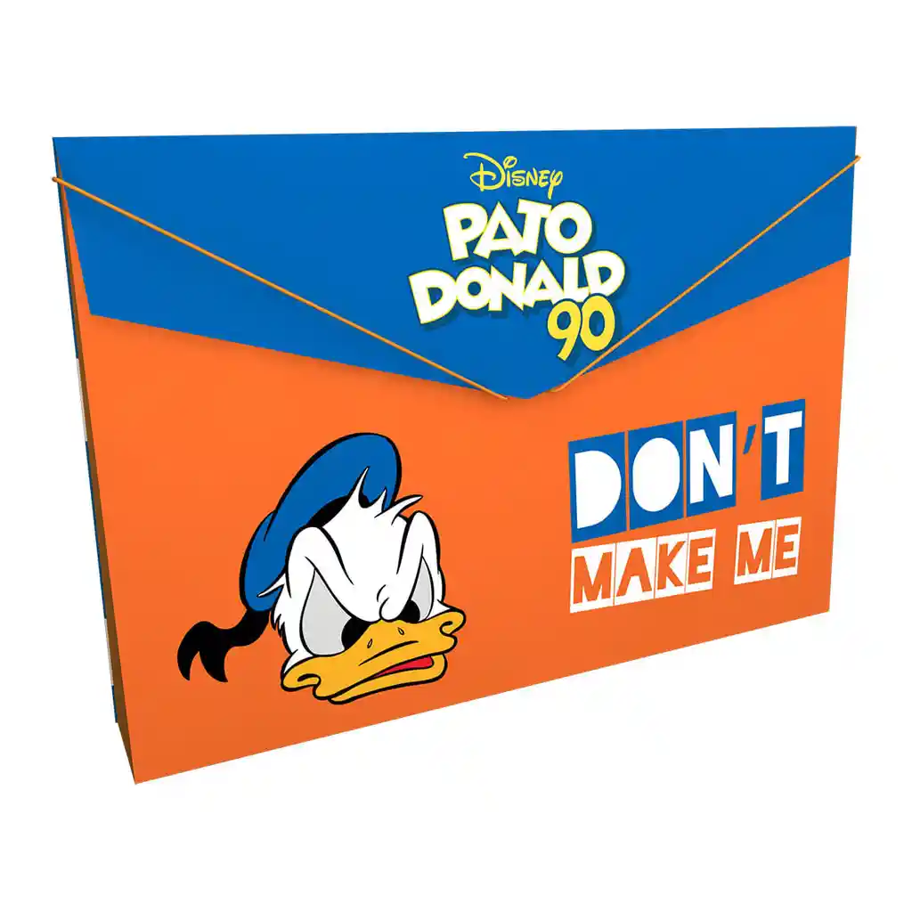 Carpeta Plástica Fuelle Pato Donald 90 Don´t Make Me