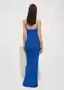 Vestido Milan Eléctrico Talla L Mujer Mango