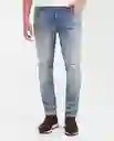 Jean Súper Slim-Rider Azul Cristalino Claro T 32/32 Chevignon