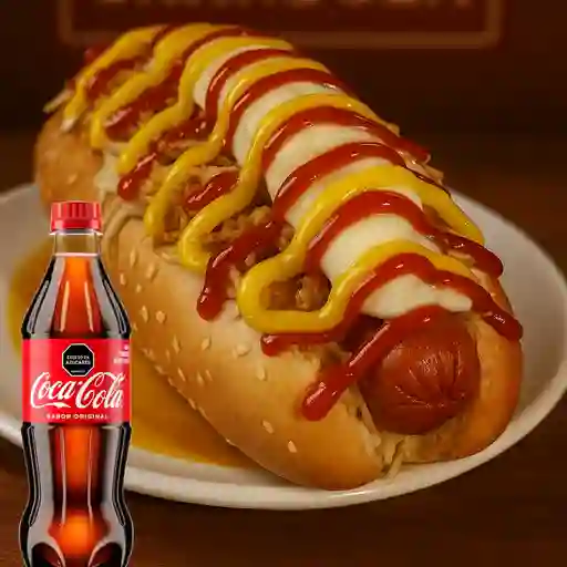 Combo chandoza + cocacola 400 ml