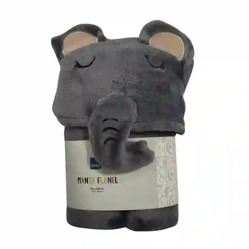 Manta Flanel 70 Elefante