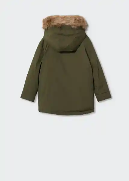 Anorak Sergi Khaki Talla 08 Niños Mango