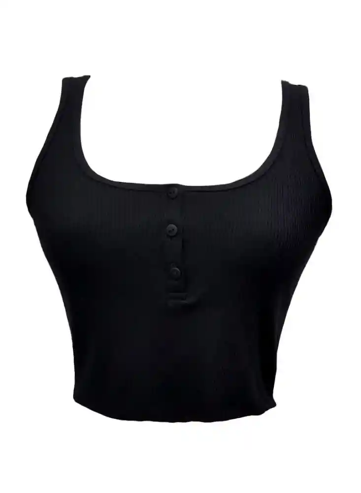 Crop Top M-negro