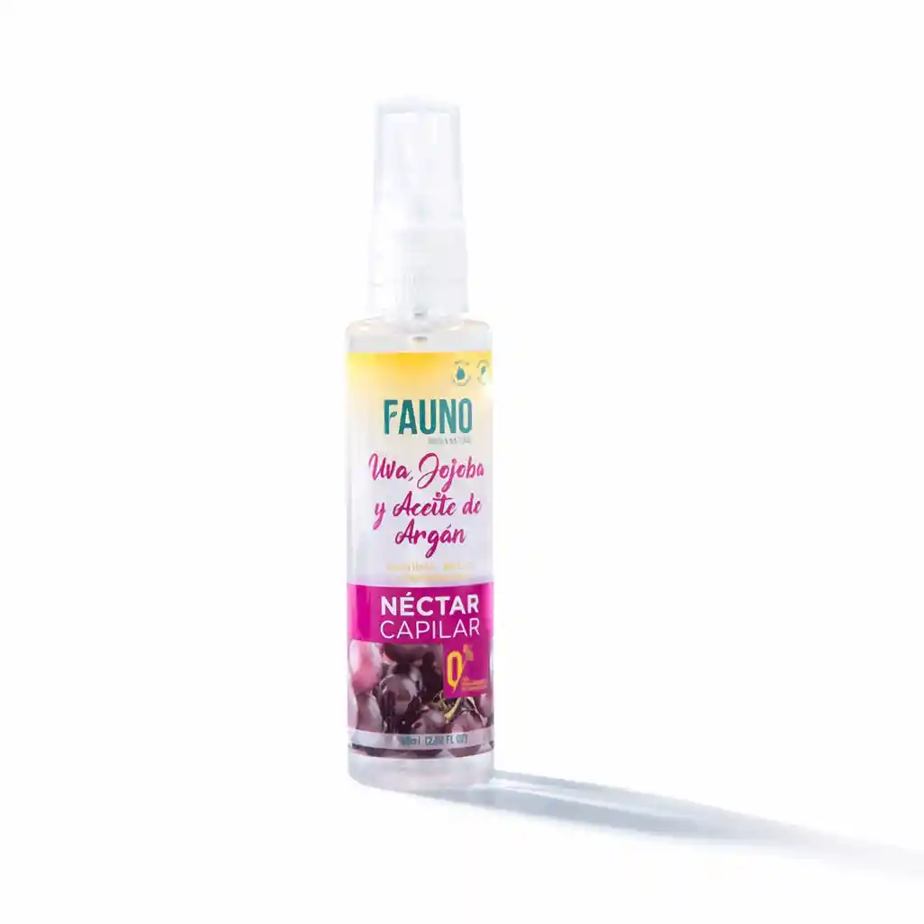 FAUNO Néctar Capilar En Spray Uva Jojoba Y Aceite De Argán 60 Ml