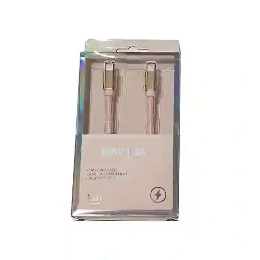 Cable de Carga Rosa Serie Miniso