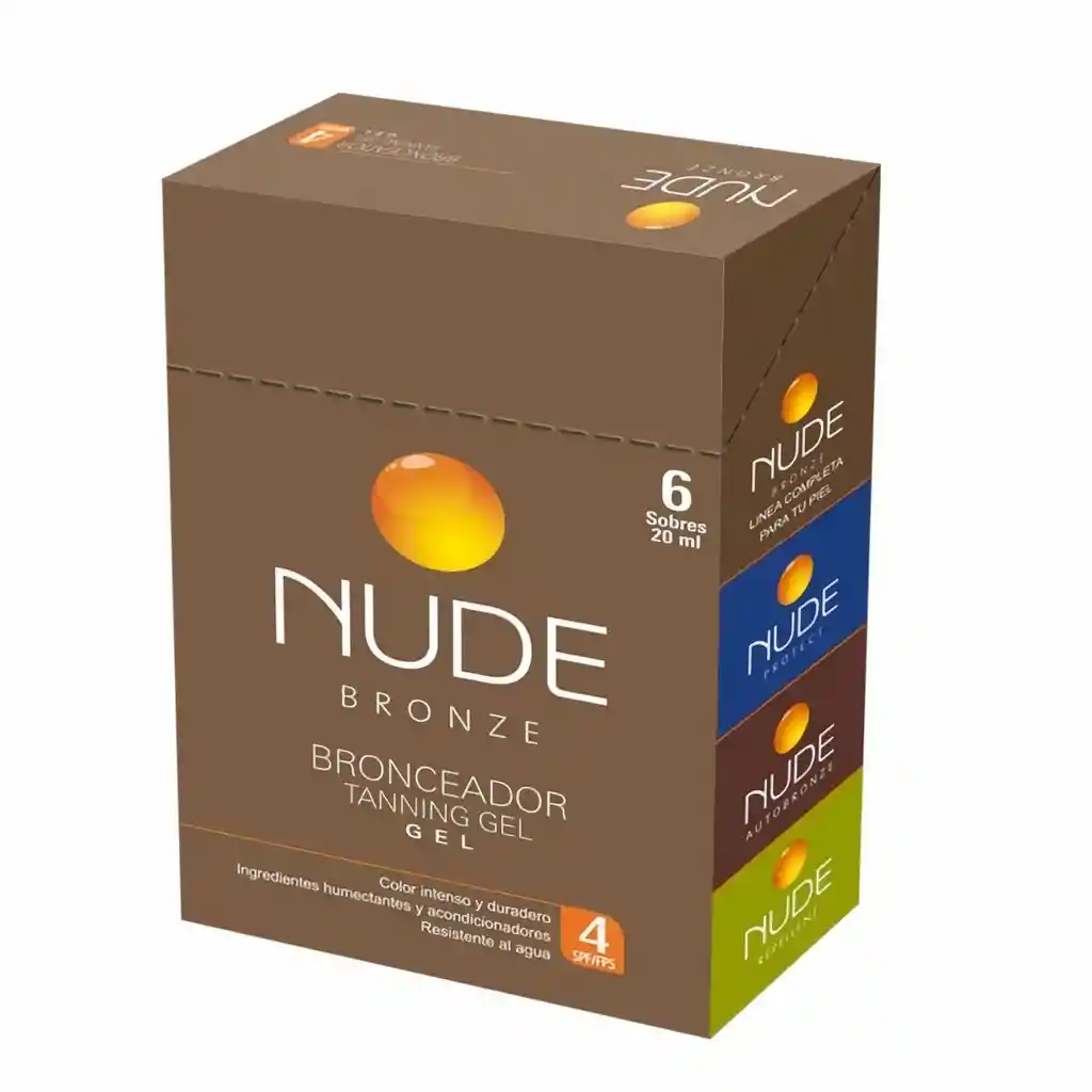 Nude Autobronceador Gel en Sachet