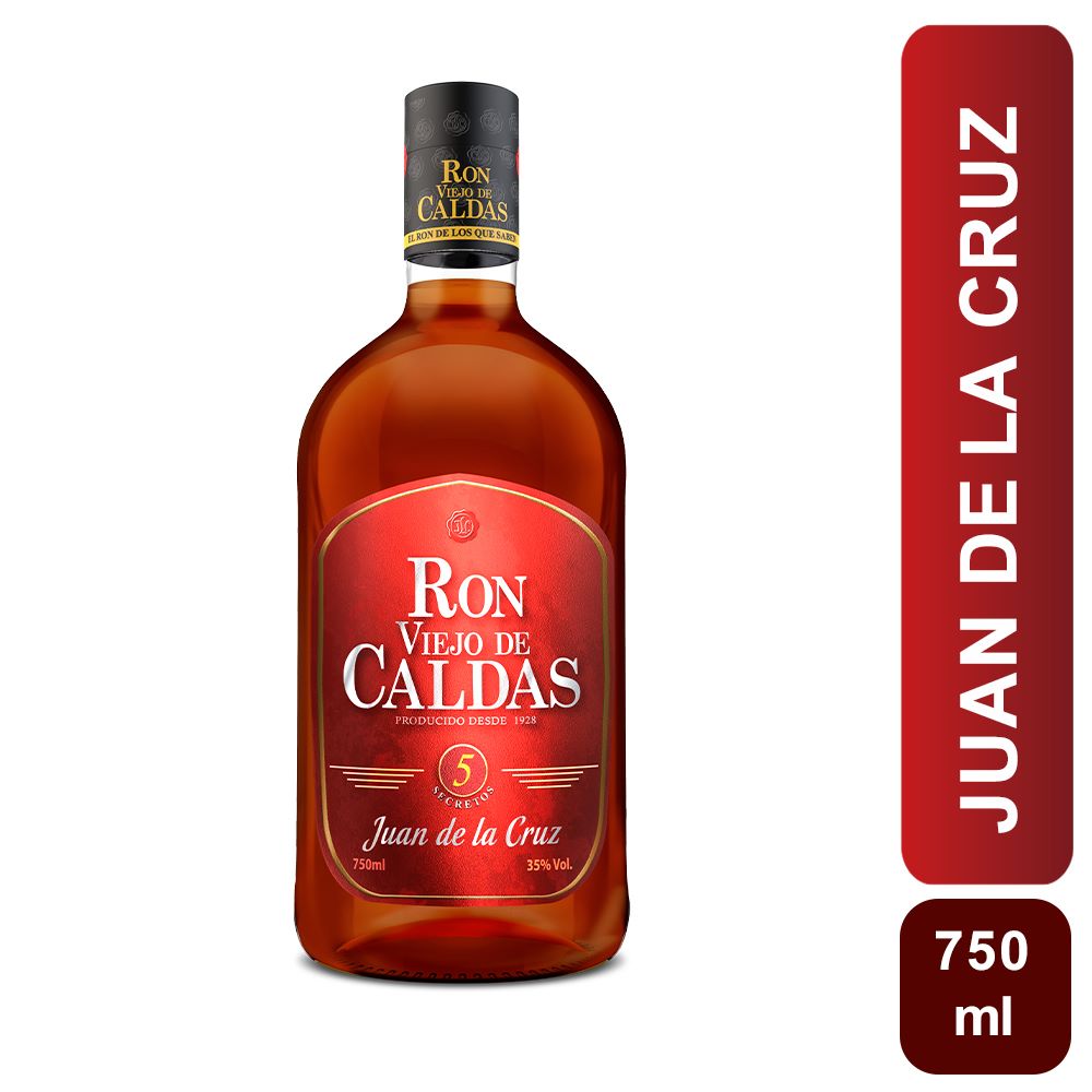 Ron Viejo de Caldas Juan de la Cruz 5 Secretos 750 ml