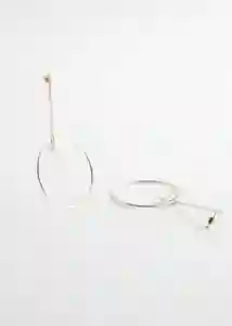 Pendientes Lavanda Oro Mujer Mango