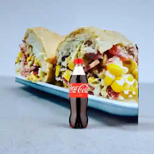 Chuzo Pan Extremo +Tocineta +Maíz +CocaCola Org 255ml