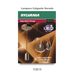 Sylvania Lampara Colgante Dorada