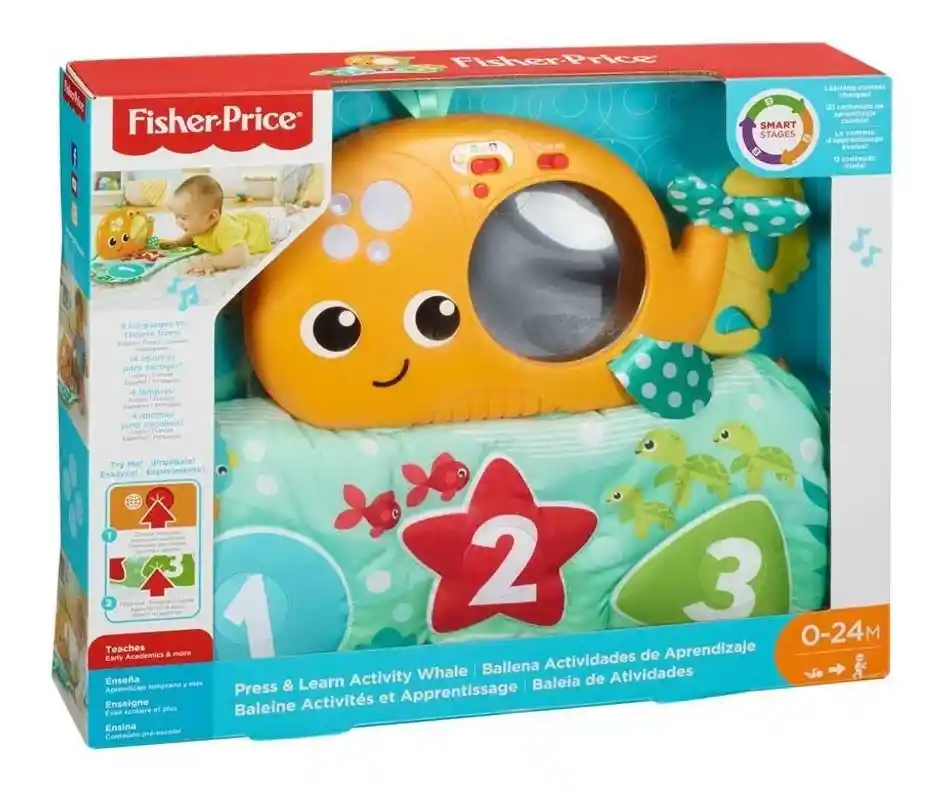 Fisher Price Ballena Actividad