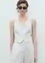 Chaleco Bali Crudo Talla S Mujer Mango