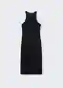 Vestido Sprio5 Negro Talla XS Mujer Mango