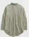 Camiseta Aerie Verde Talla: LARGE 3623331 American Eagle