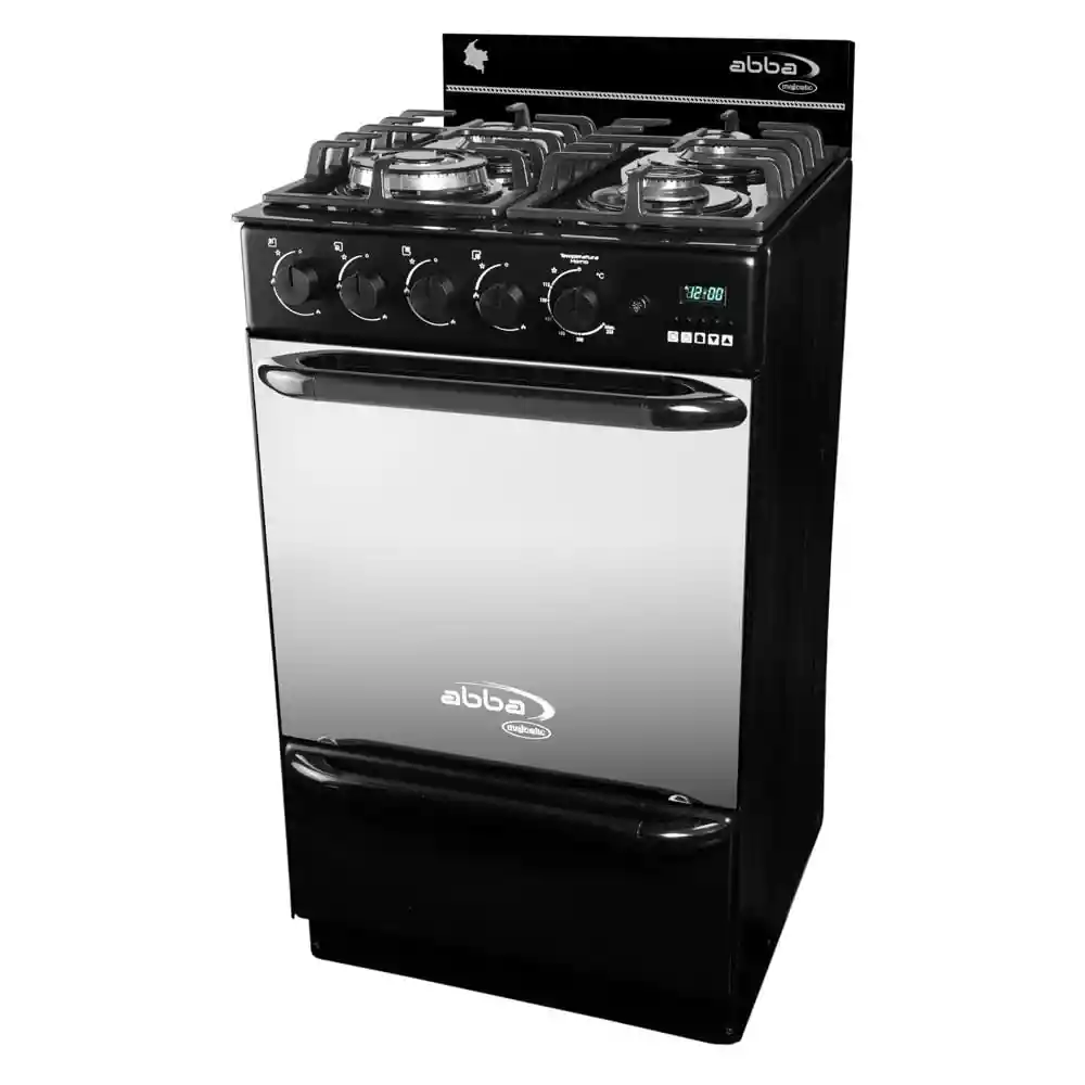 Estufa de Piso Abba Gas Natural Con Horno 4 Puestos Majestic At 2035n Gt Tc