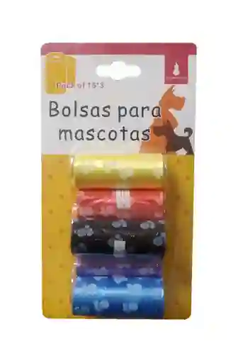 Bolsas para mascotas x 5 uni