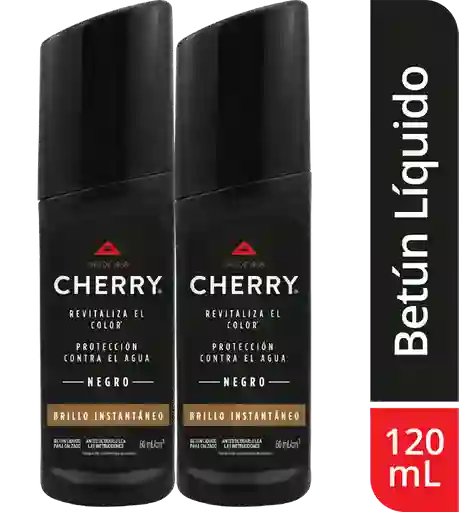 Cherry Betún Líquido Negro