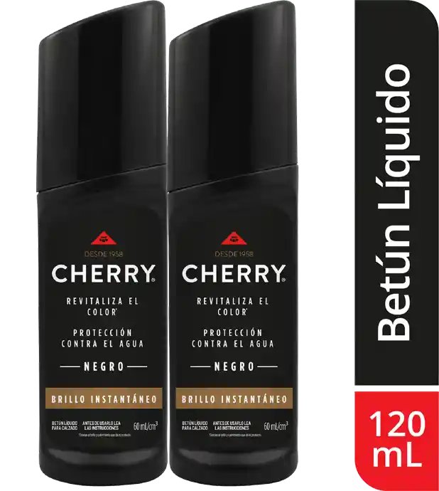 Cherry Betún Líquido Negro