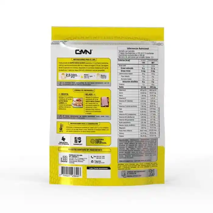 Proteína Hipercalórica Gmn Super Mega Gainer