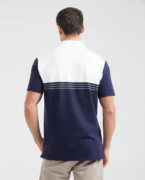 Camiseta Polo Pre-Dyed Azul Medianoche Ultra Oscuro L Chevignon