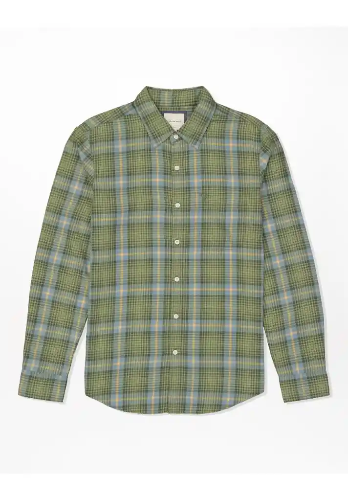 Camisa Verde Talla Large American Eagle