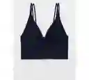 Bralette Aerie Azul Oscuro Talla Large American Eagle
