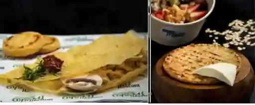 Combo 3 (omelette Pollo + Arepa de Chía)