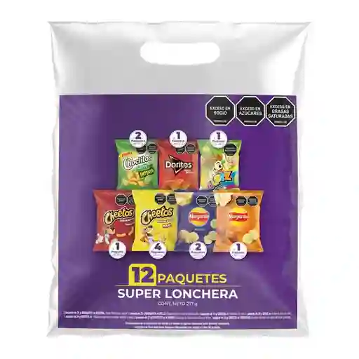 Fritolay Pack Snack Súper Lonchera Surtido