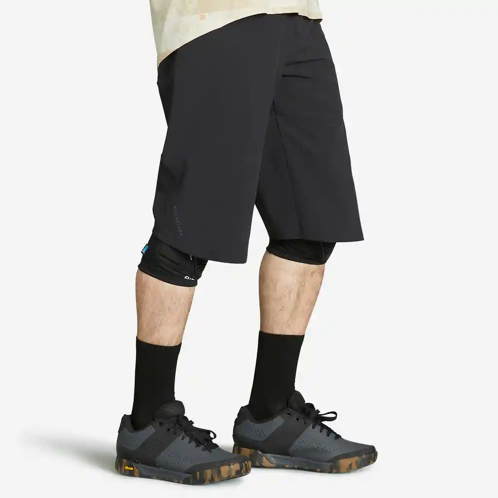 Pantaloneta Ciclismo Mtb Enduro Vtt Feel Hombre Rocrider - Negra
