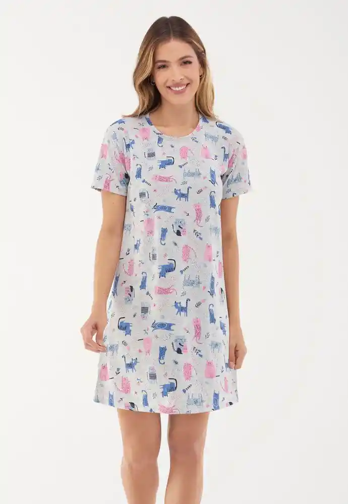 Batola M/c Full Estampado S-gris