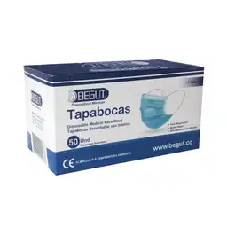 Begut Tapabocas para Adulto Color Azul