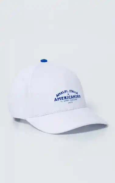 Gorra Unisex Blanco Talla M 752G513_BLA110601 Americanino