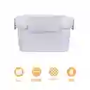 Contenedor Almuerzo 2 Compartimentos Gris 1100 mL Serie Miniso