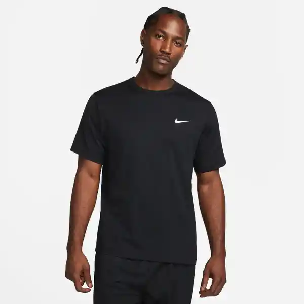 Nike Camiseta M Df Uv Hyverse Ss Para Hombre Negro Talla M