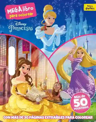 Disney Princesas Lee Y Colorea