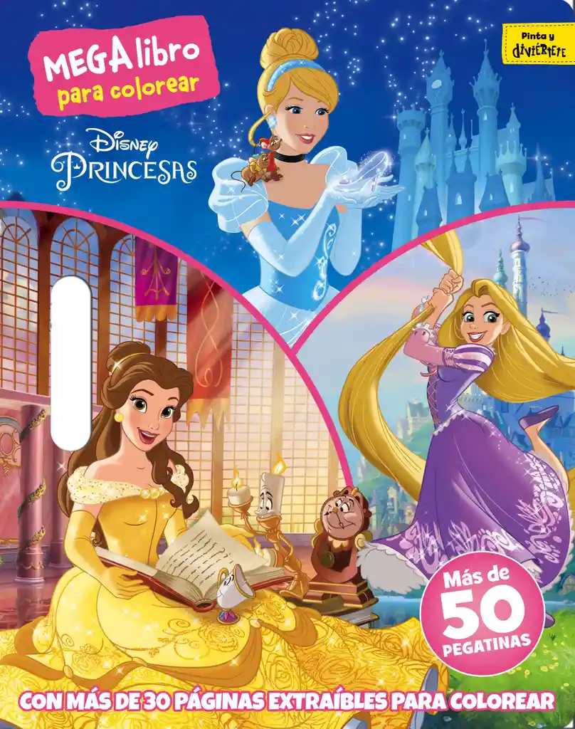 Disney Princesas Lee Y Colorea
