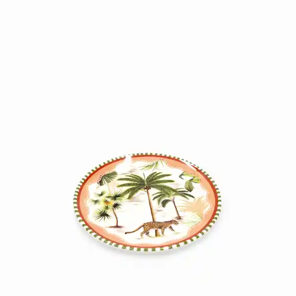 Plato Palmeras Cheetah 20 cm Ambiente Gourmet
