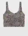 Top Deportivo Aerie Gris Talla MEDIUM 1240213 American Eagle