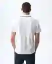 Camiseta Hombre Blanco Talla M 801G005_BLA110601 Americanino