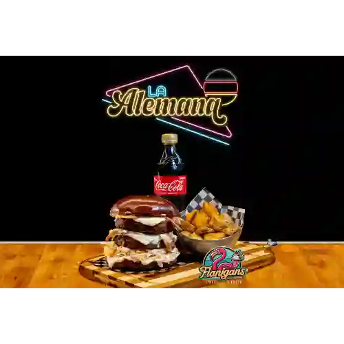 Hamburguesa Doble Alemana