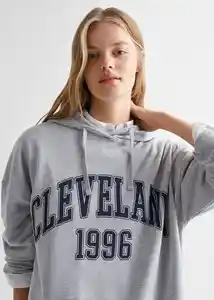 Buzo Clevelan Gris Medio Vigoré Talla 19 Teen Niñas Mango