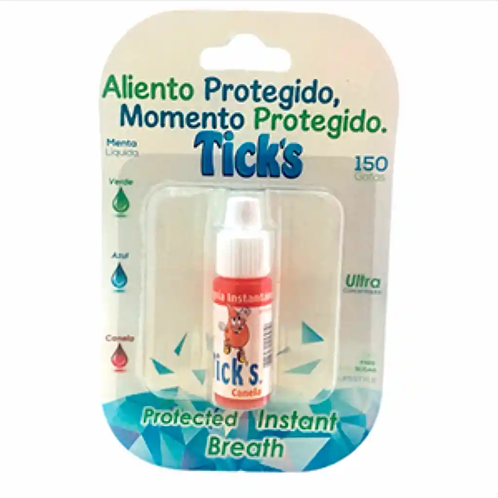 Ticks Menta Liquida Canela 